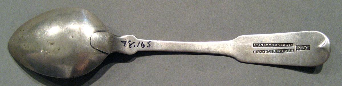 1998.0004.699 Silver Spoon underside