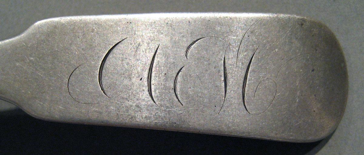 1998.0004.699 Silver Spoon engraving