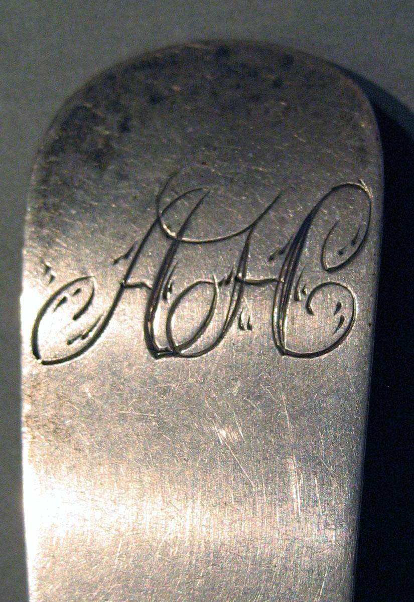 1998.0004.702 Silver Spoon engraving