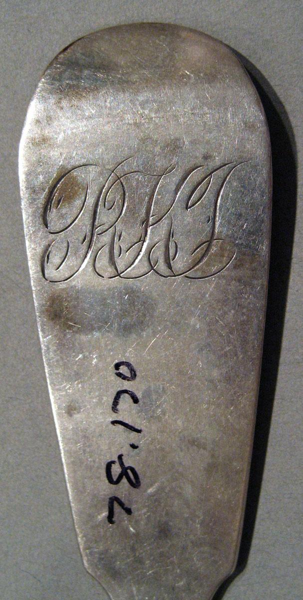 1998.0004.703.001 Silver Spoon engraving