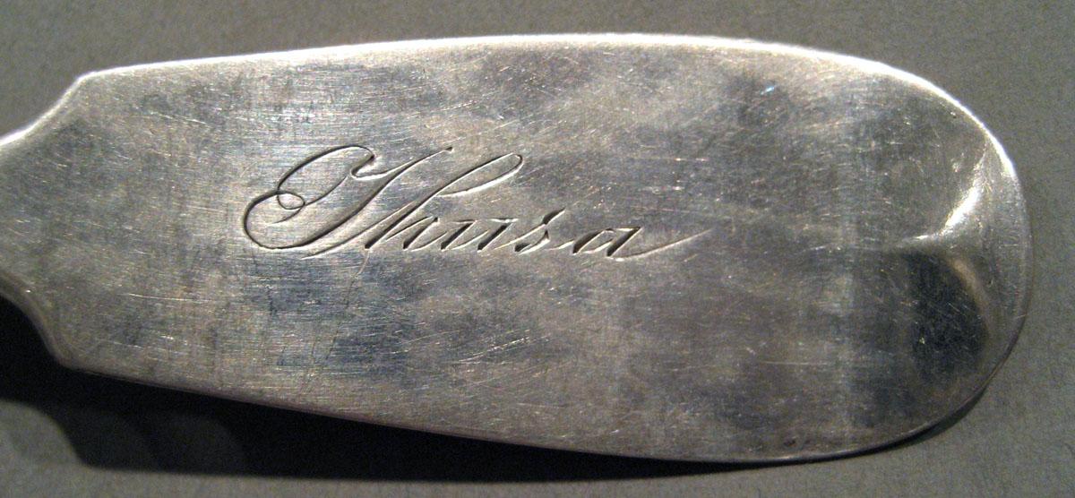 1998.0004.705 Silver Spoon engraving