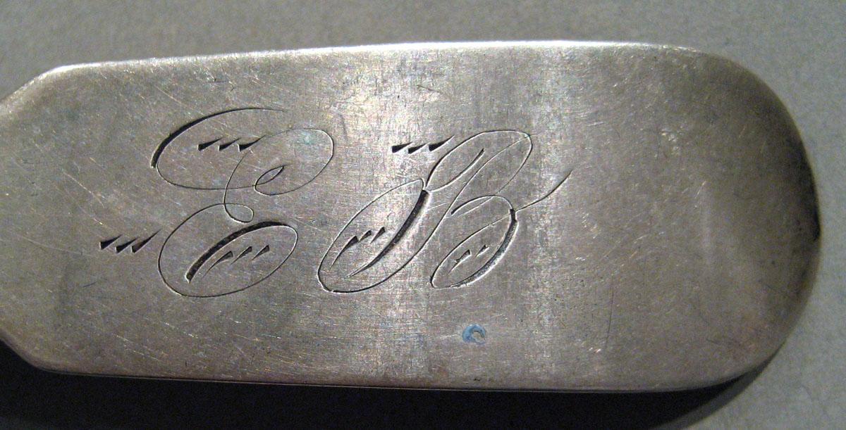 1998.0004.708 Silver Spoon engraving