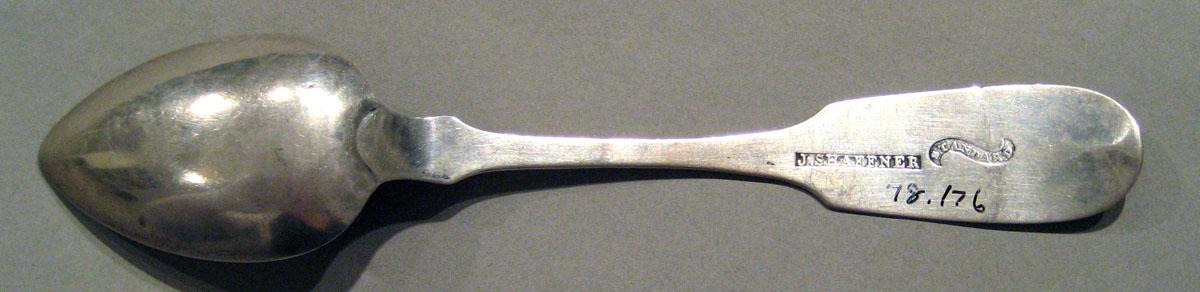 1998.0004.709 Silver Spoon underside