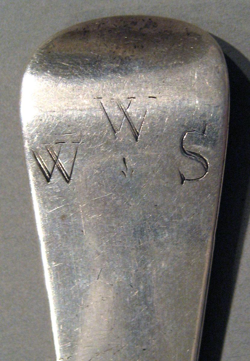 1998.0004.711.002 Silver Spoon engraving underside end