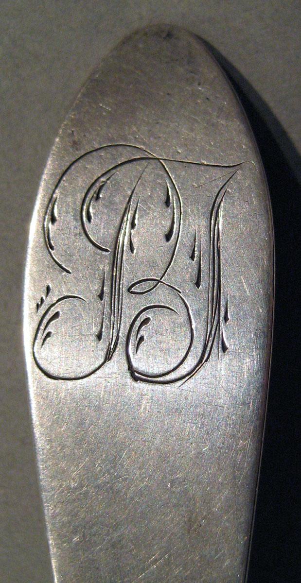 1998.0004.712 Silver Spoon engraving