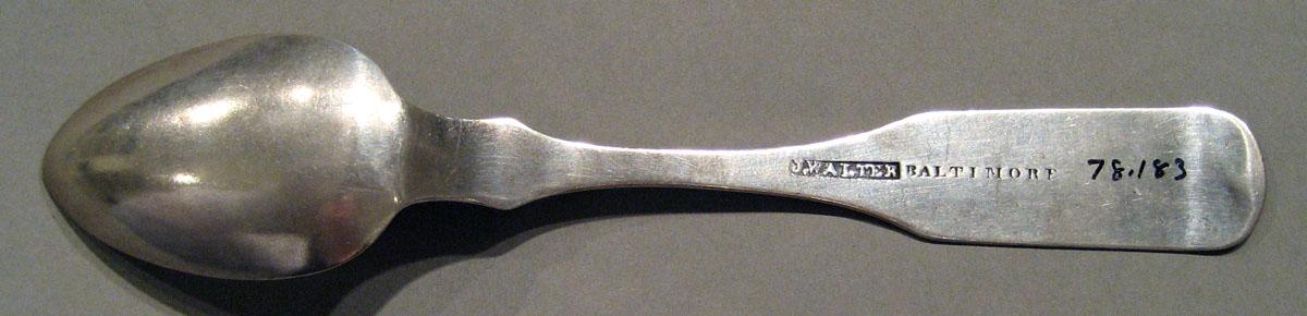 1998.0004.716 Silver Spoon underside
