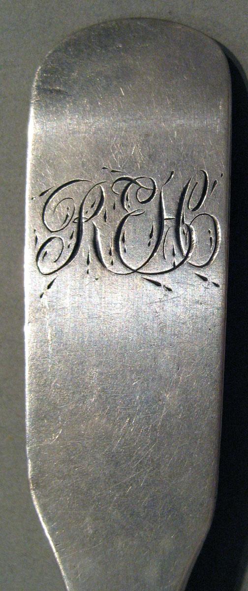 1998.0004.716 Silver Spoon engraving