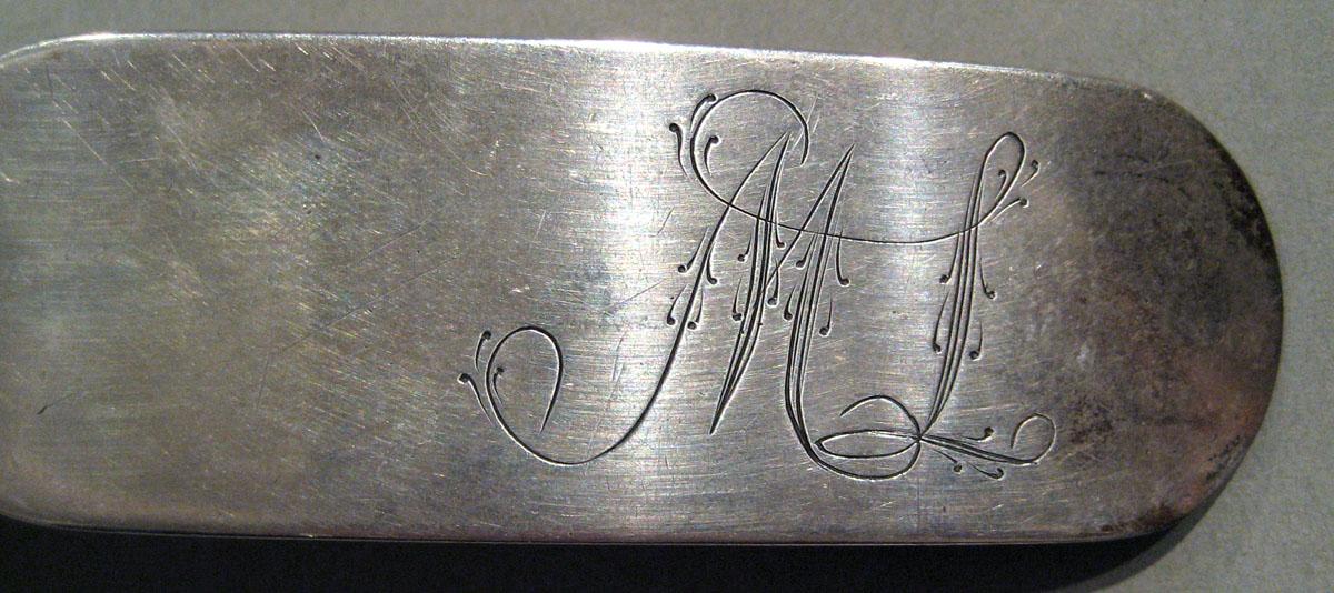 1998.0004.717 Silver Spoon engraving
