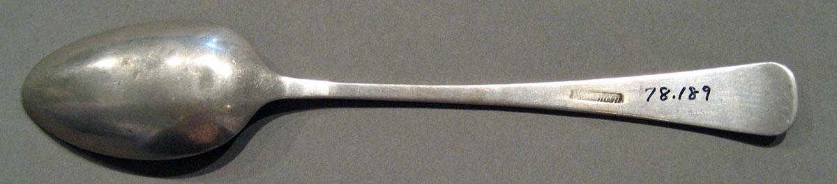 1998.0004.722 Silver Spoon underside