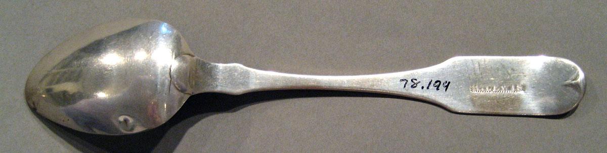 1998.0004.727 Silver Spoon underside