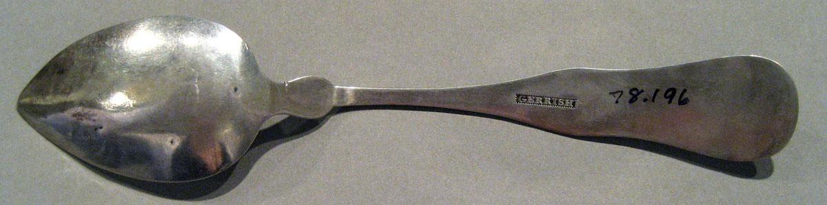 1998.0004.729 Silver Spoon underside