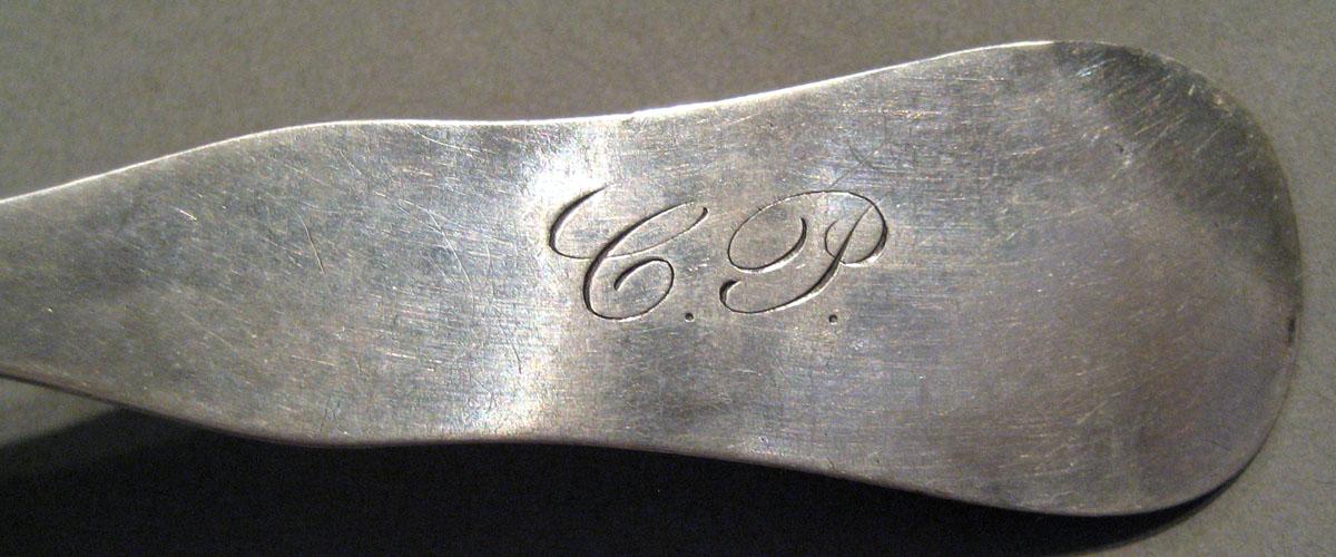 1998.0004.729 Silver Spoon engraving