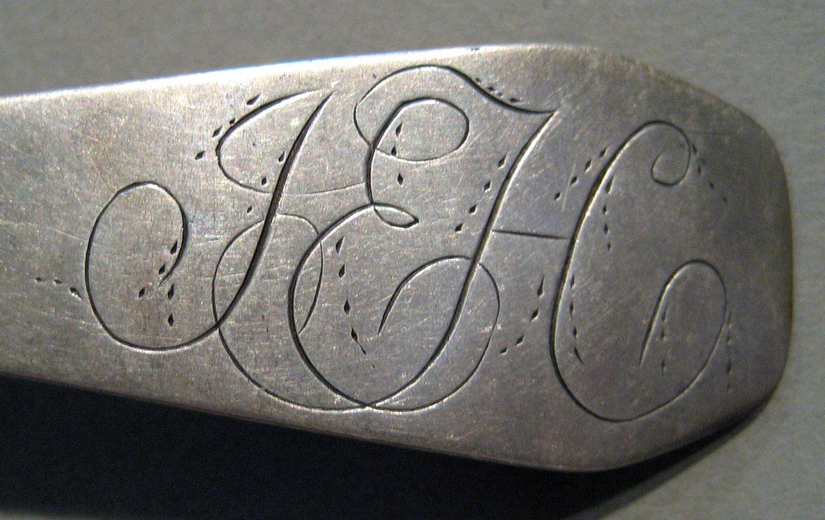 1998.0004.732 Silver Spoon engraving