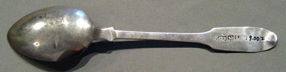 1998.0004.733 Silver Spoon underside