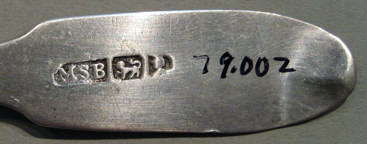 1998.0004.733 Silver Spoon mark