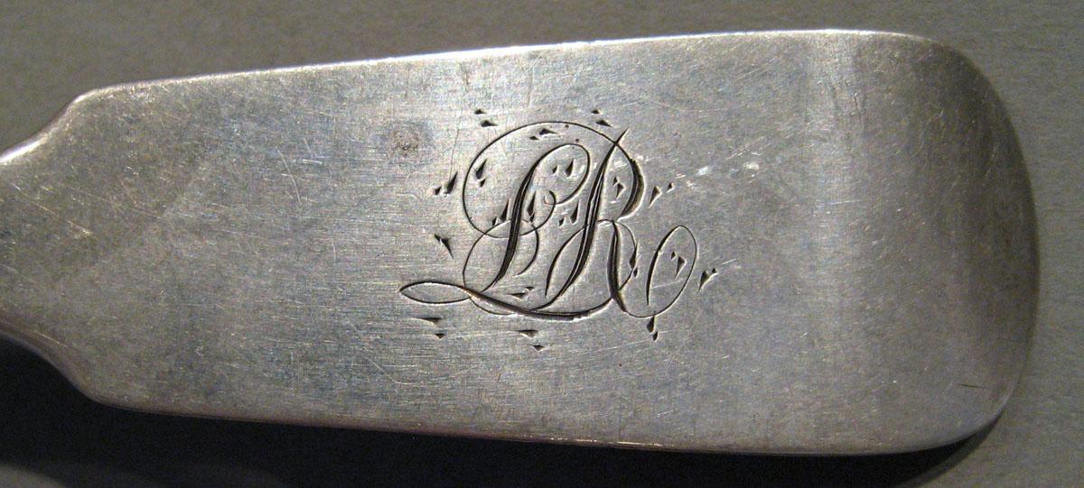 1998.0004.734.001 Silver Spoon engraving