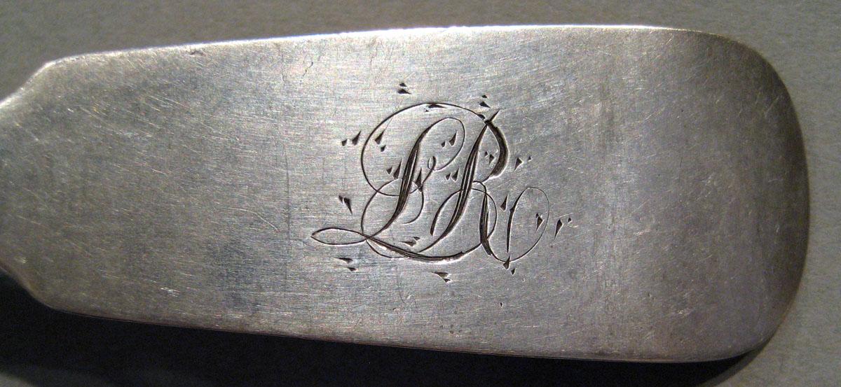 1998.0004.734.002 Silver Spoon engraving