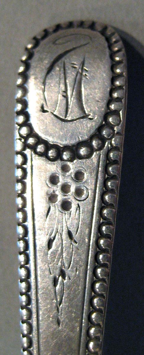 1998.0004.736 Silver Spoon engraving