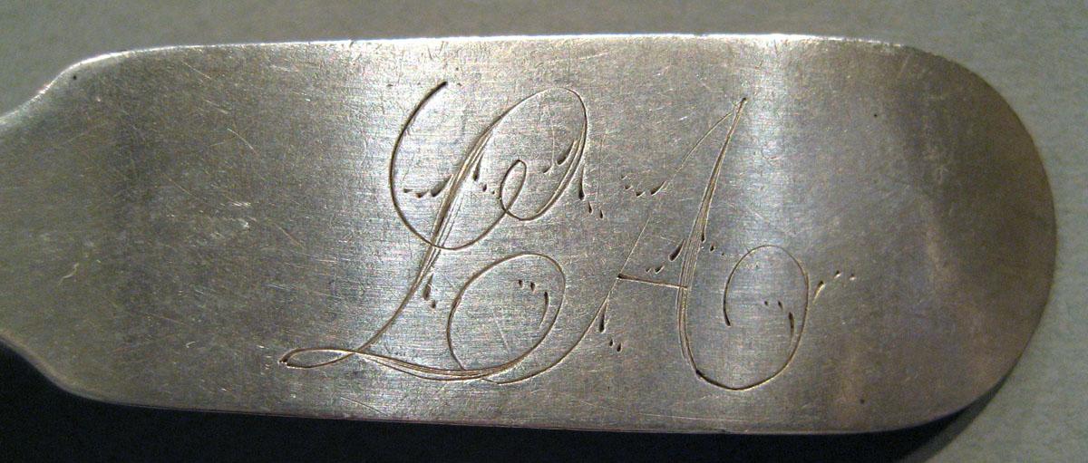 1998.0004.738 Silver Spoon engraving
