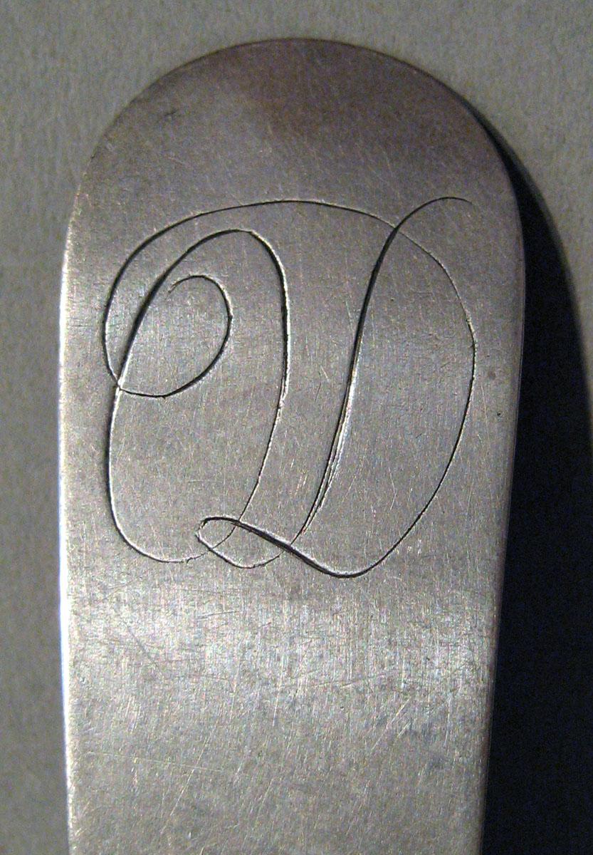 1998.0004.739 Silver Spoon engraving