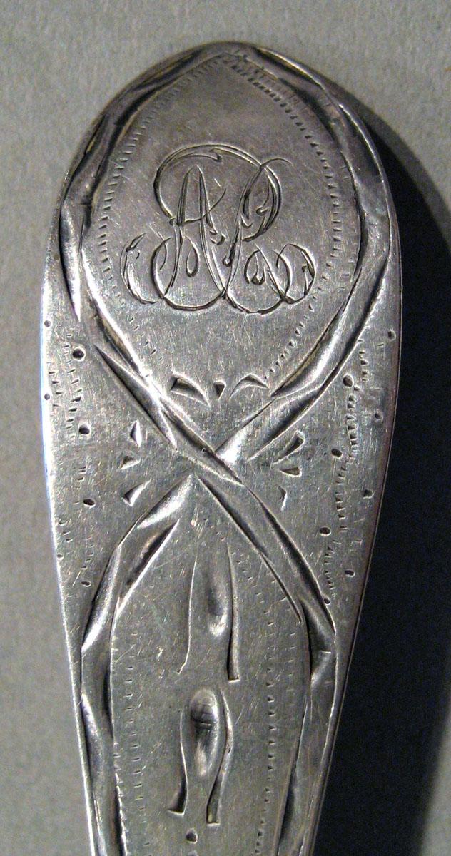 1998.0004.742 Silver Spoon engraving