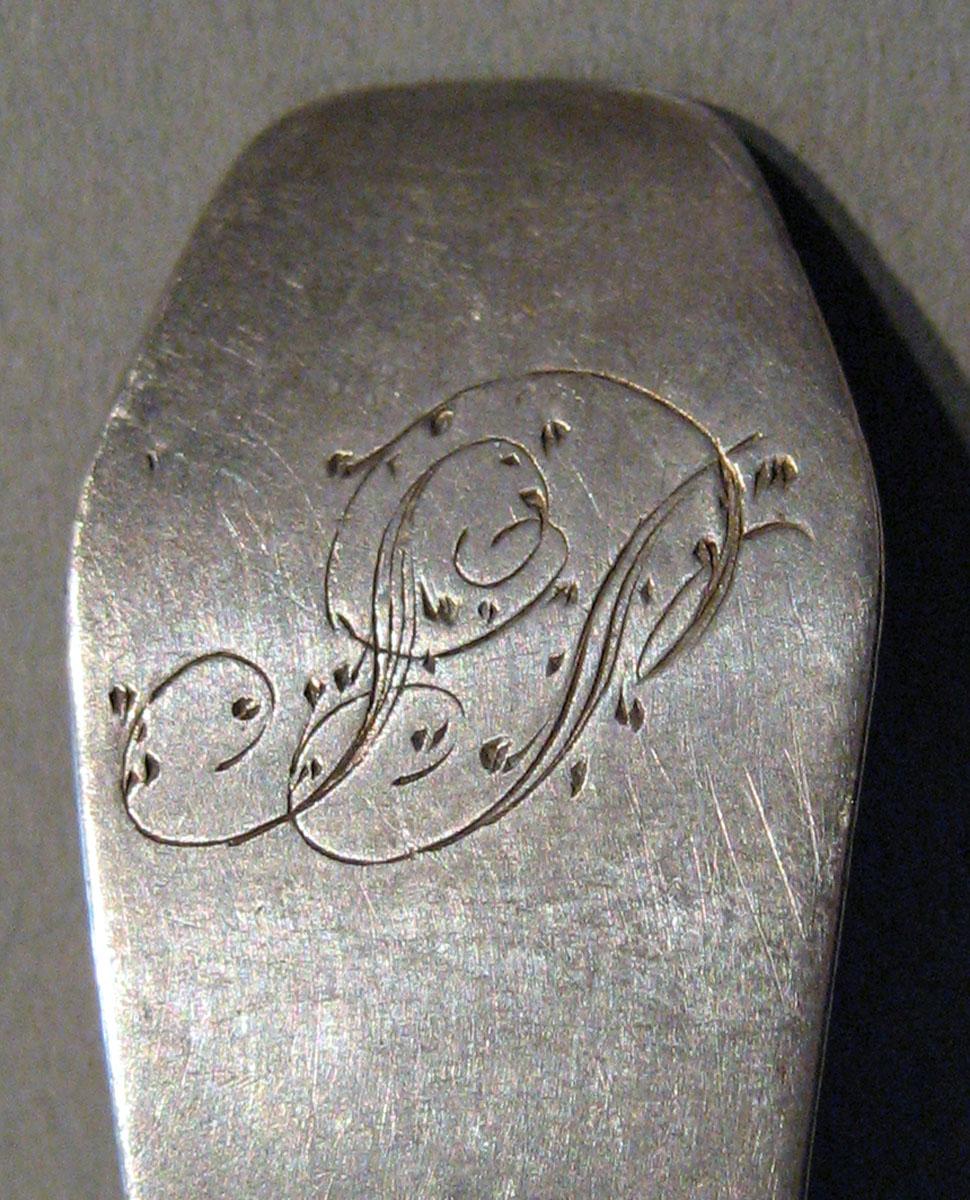 1998.0004.743 Silver Spoon engraving