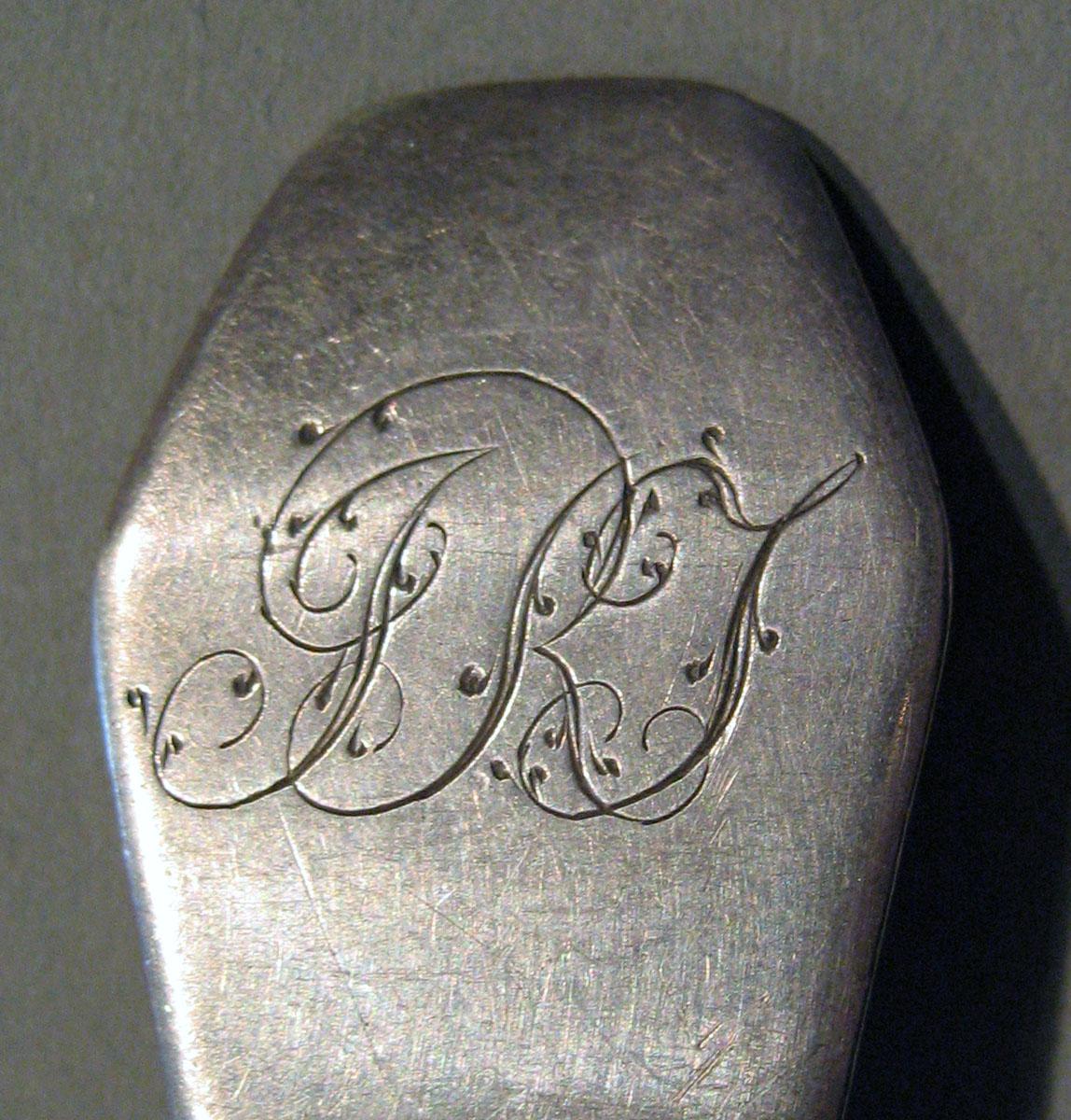1998.0004.744 Silver Spoon engraving
