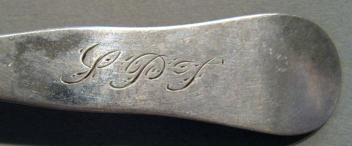 1998.0004.746 Silver Ladle engraving