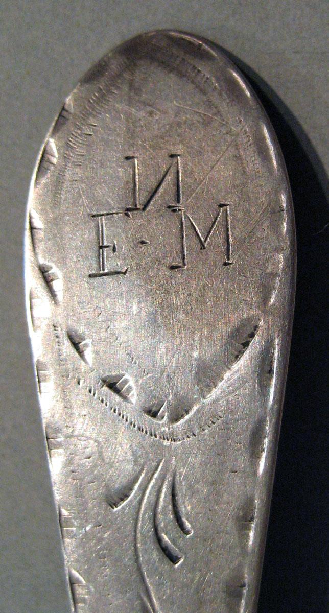 1998.0004.749 Silver Spoon engraving