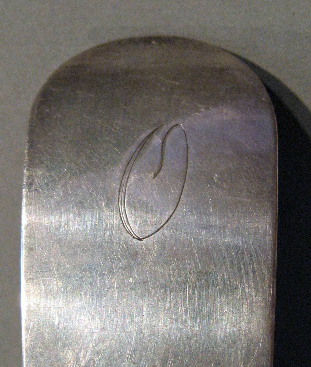1998.0004.752.001 Silver Spoon engraving