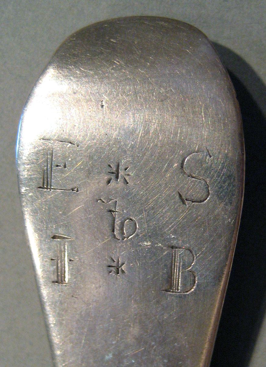 1998.0004.753.001 Silver Spoon engraving
