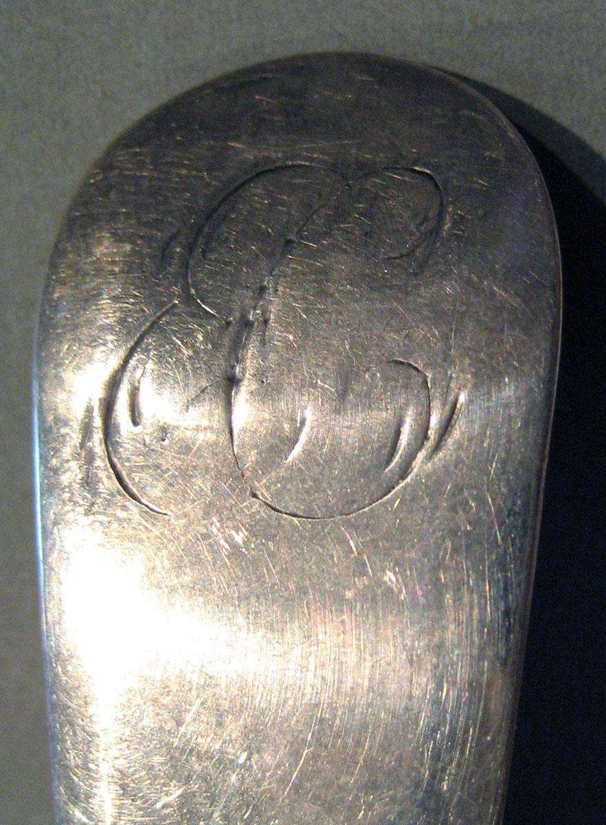 1998.0004.755 Silver Spoon engraving