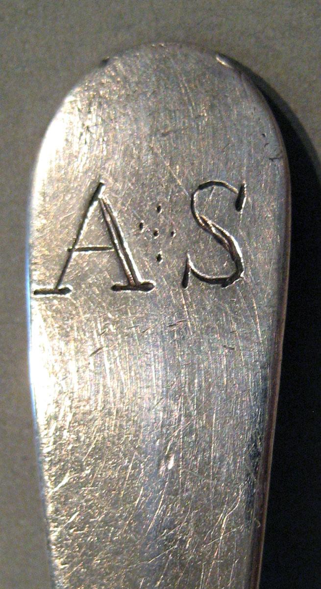 1998.0004.758 Silver Spoon engraving
