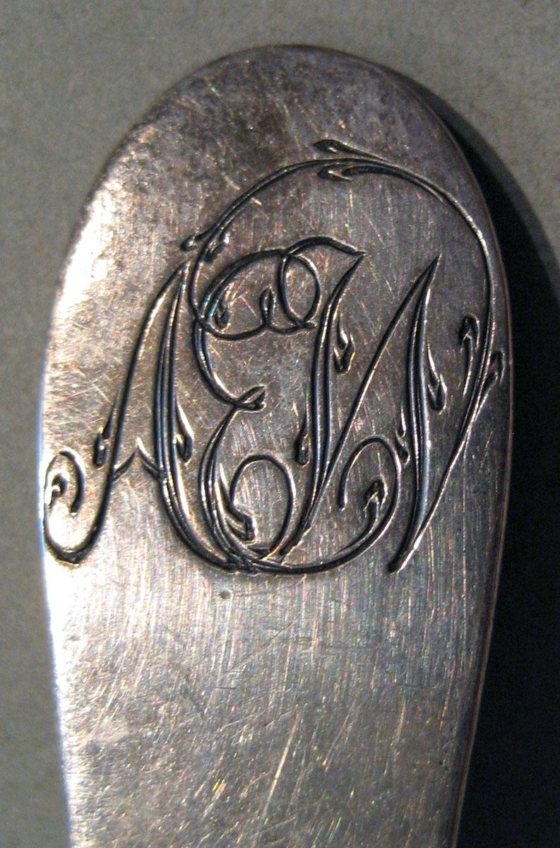 1998.0004.761 Silver Spoon engraving