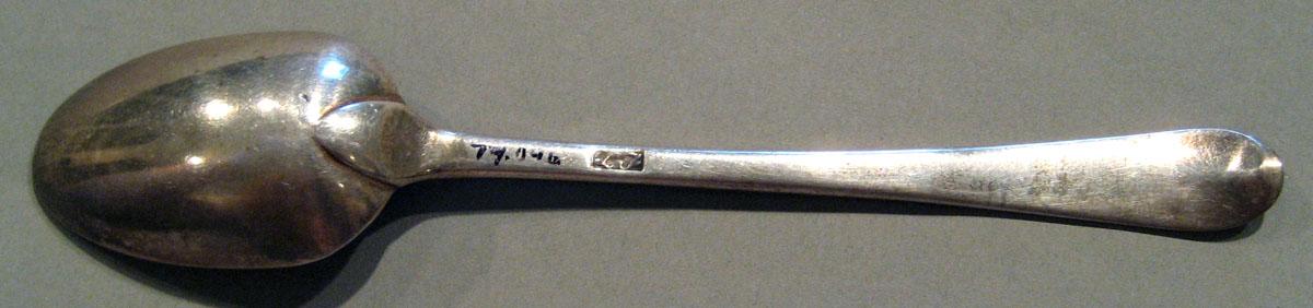 1998.0004.766 Silver Spoon underside