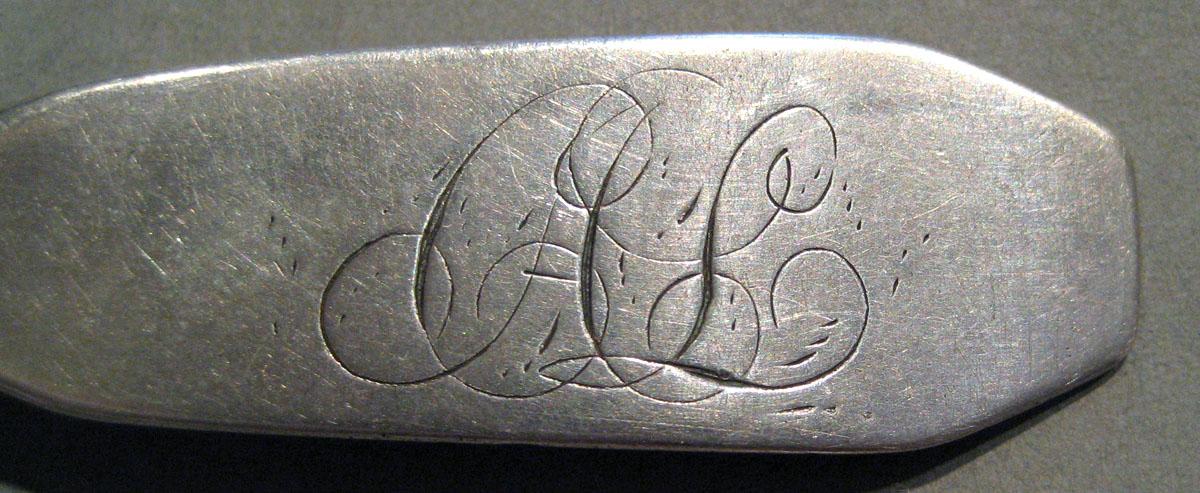 1998.0004.771.002 Silver Spoon engraving