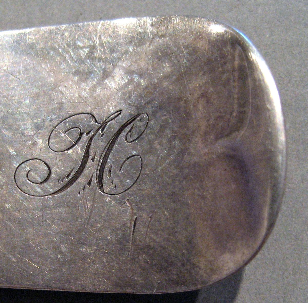 1998.0004.773 Silver Spoon engraving underside