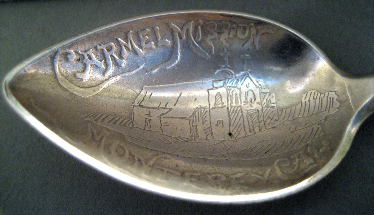 1998.0004.776 Silver Spoon inscription