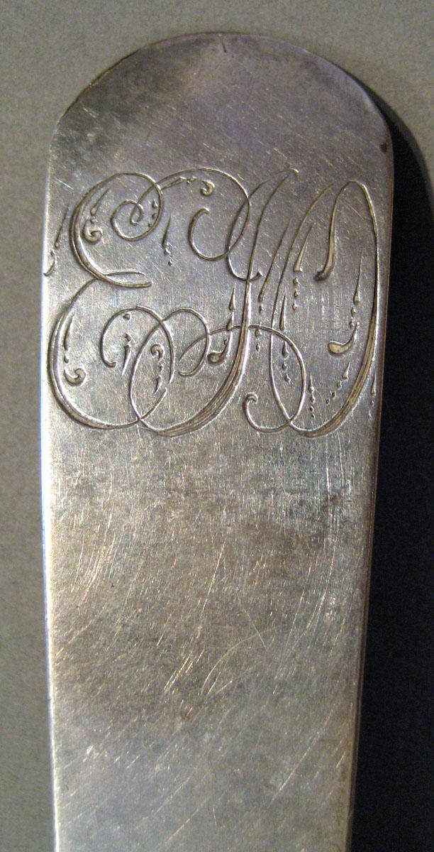 1998.0004.780 Silver Spoon engraving