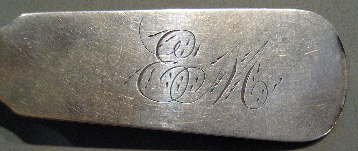 1998.0004.781 Silver Spoon engraving