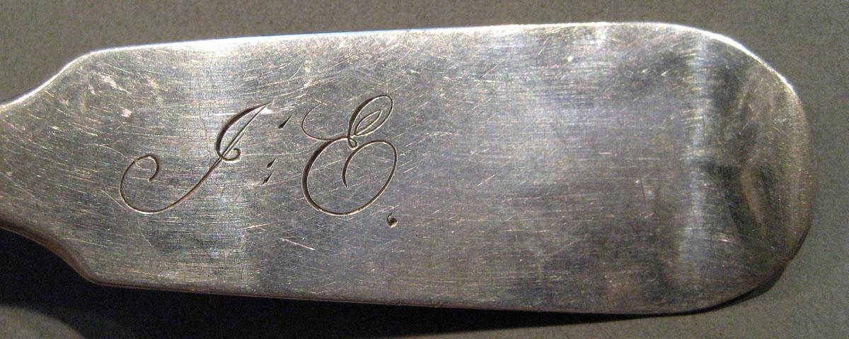 1998.0004.787 Silver Spoon engraving