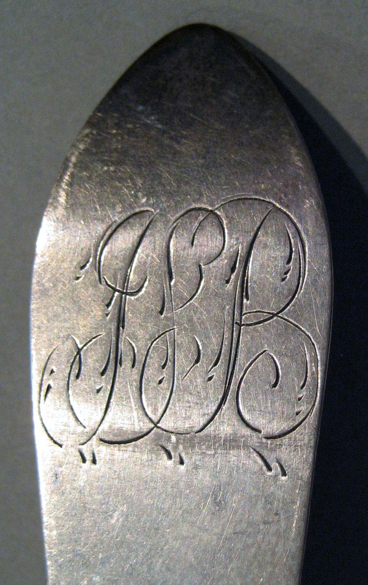 1998.0004.797 Silver Spoon engraving