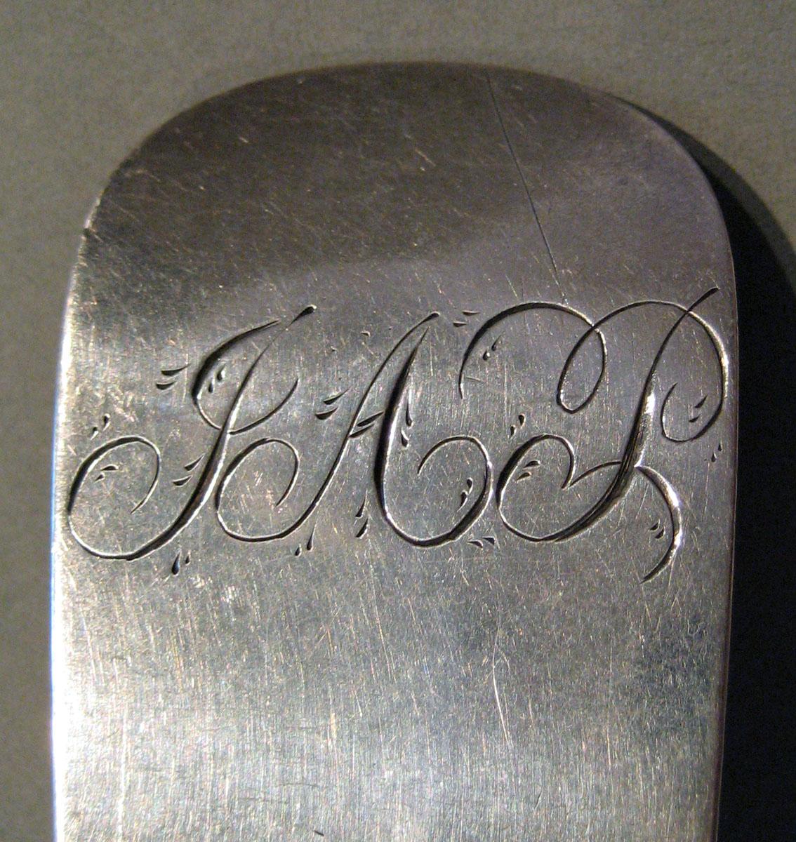 1998.0004.799 Silver Spoon engraving