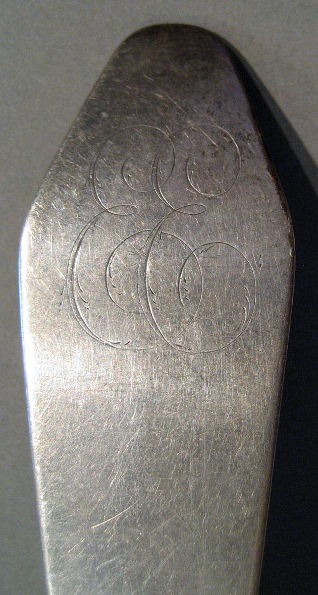 1998.0004.800 Silver Spoon engraving