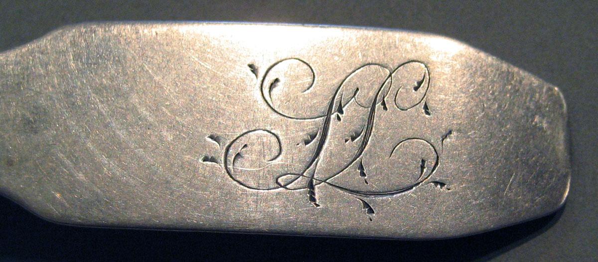 1998.0004.801.002 Silver Spoon engraving