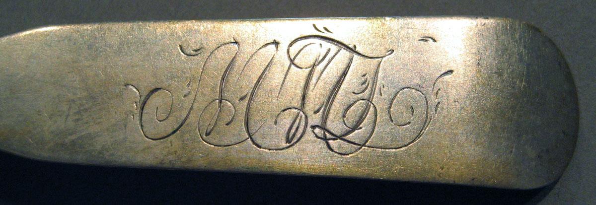 1998.0004.804 Silver Spoon engraving