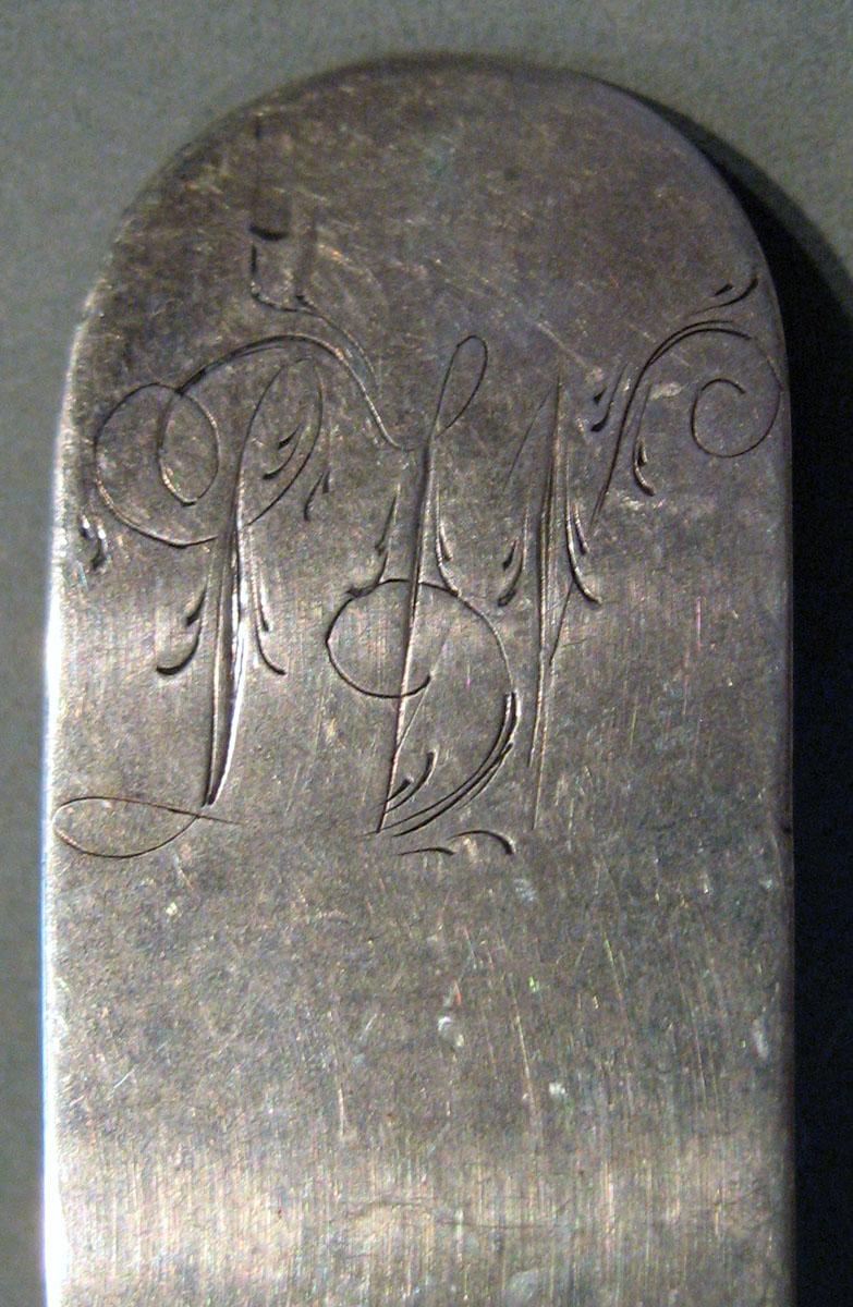 1998.0004.807.005 Silver Spoon engraving