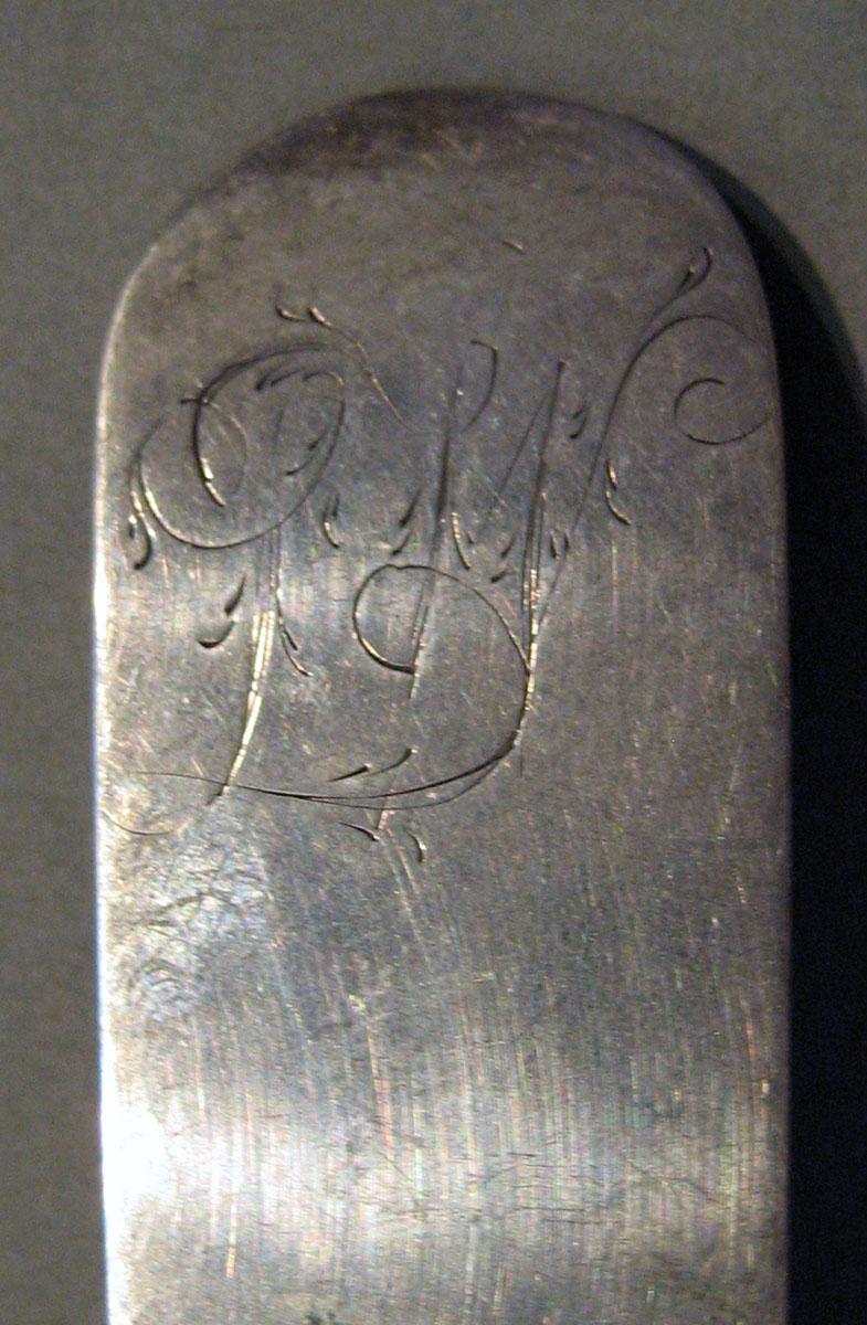1998.0004.807.006 Silver Spoon engraving