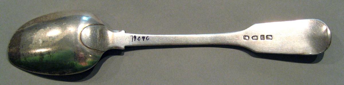 1998.0004.810 Silver Spoon underside