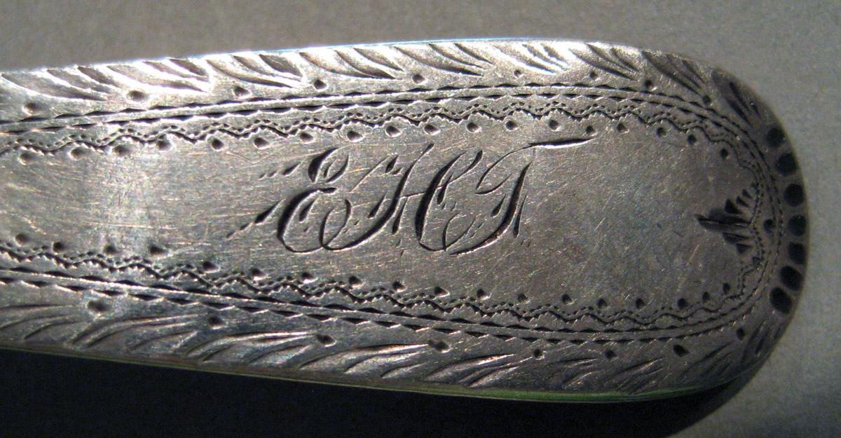 1998.0004.812 Silver Spoon engraving